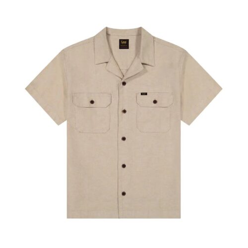 LEE SS UTILITY CAMP SHIRT WHEAT 112378288