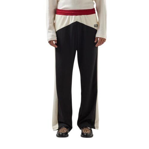 GCDS COLOR BLOCK STRAIGHT TRACK PANT C1MEQI180C008.999A