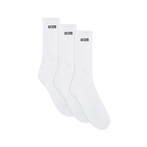 GCDS LOGO 3 PACKS SOCKS Z0UEQQ314J120.100A