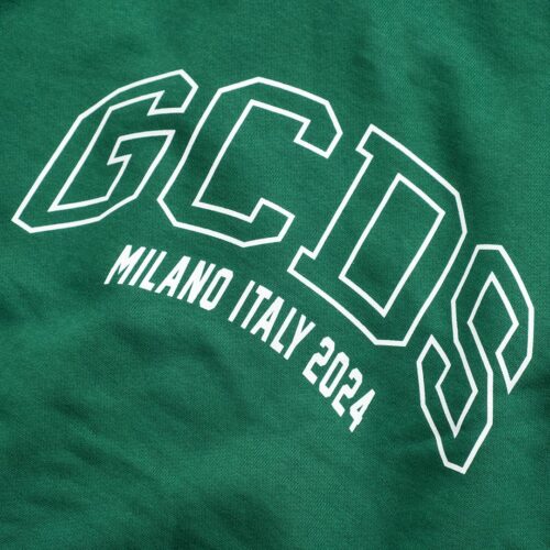 GCDS LOGO LOUNGE HODDIE ZIP C1WEQE122F004.883A
