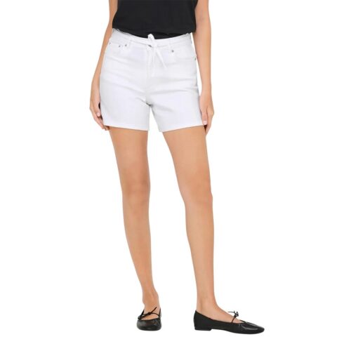 ONLY ONLGIANNA MW BELTED SHORTS AZG DNM NOOS 15340706.WHT