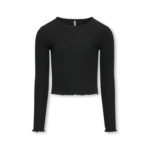 ONLY KOGNELLA L/S O-NECK TOP 15326388.BLK