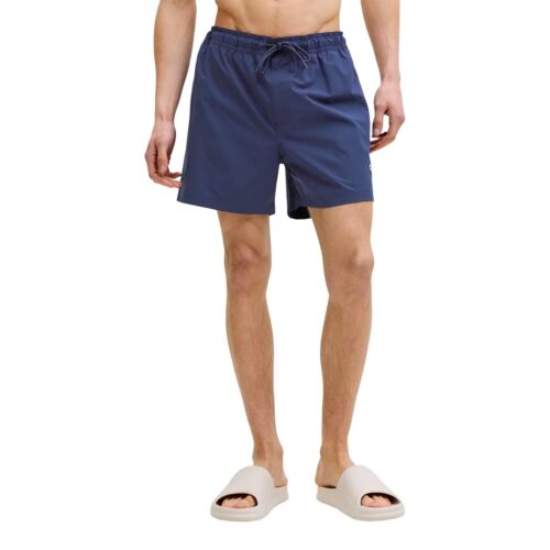 JACK&JONES JPSTMAUI TROPIC SOLID SWIM SHORTS REG 12291385.NAVY