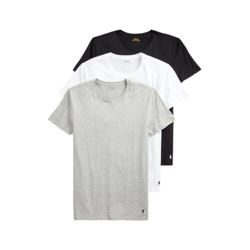 POLO RALPH LAUREN S/S CREW 3 PACK UNDERSHIRT 714830304002