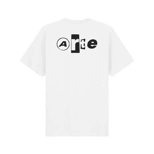 ARTE BACK COLLAGE T-SHIRT 100T.WHT