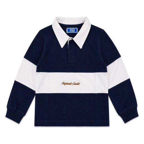 JACK&JONES JORNORREBRO BLOCKING SWEAT POLO MNI 12288411.OCEAN
