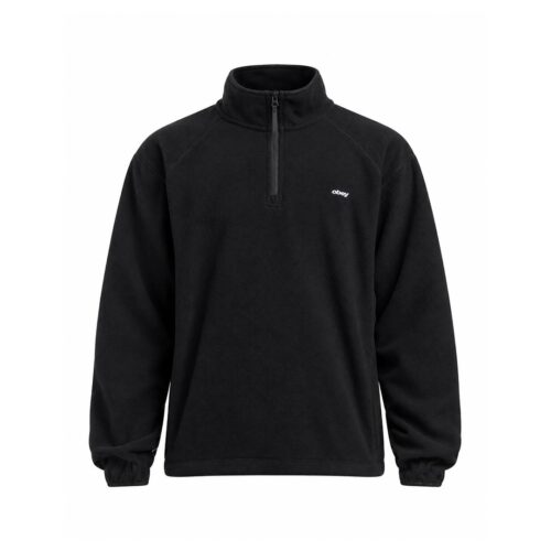 OBEY VETTA POLAR FLEECE PULLOVER FLEECE 111620099.BLK