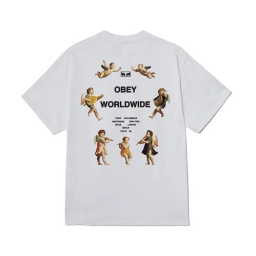 OBEY ANGELS ABOVE TEE 165264493.WHT