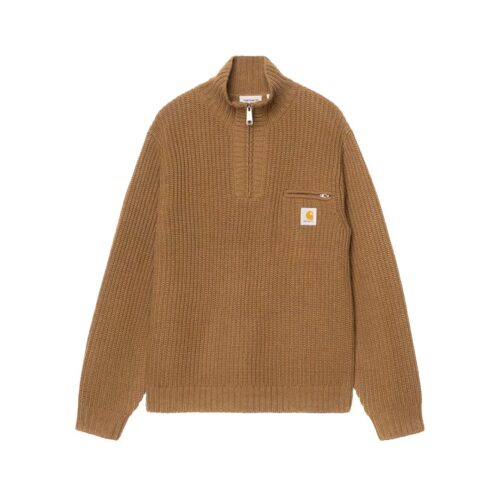 DETROIT HALF ZIP SWEATER