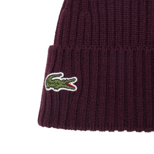 LACOSTE BERRETTO IN LANA SPAZZOLATA A COSTINE RB0001.00.3KE