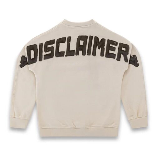 DISCLAIMER MAGLIA BIMBO IN FELPA GIROCOLLO 26IDK59100.LAT