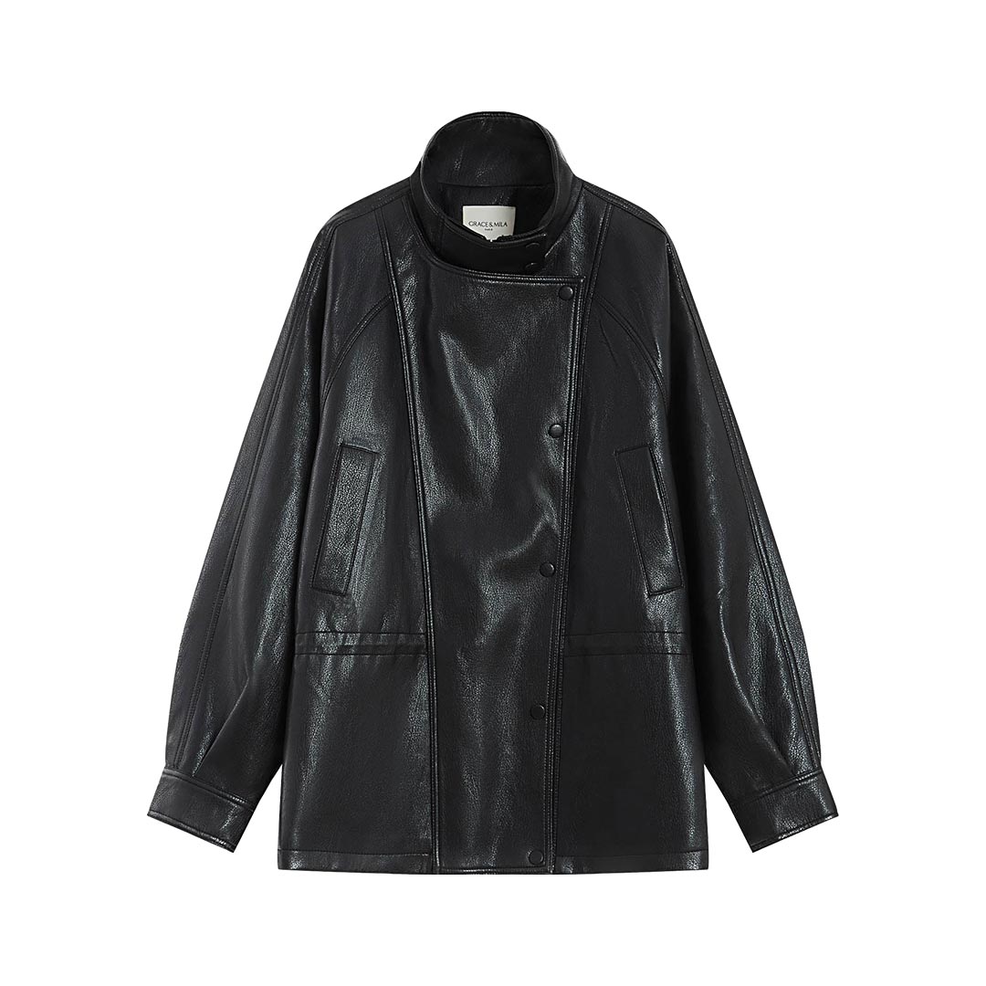GRACE&MILA AUBURN VESTE FW26111010.BLK