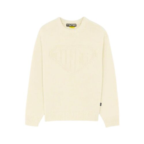 IUTER LINKS LOGO KNIT SWEATER 26WIJM90.IVORY