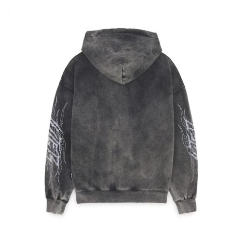 IUTER TRIBAL MARBLE ZIP HOODIE 26WISZ40.BLK