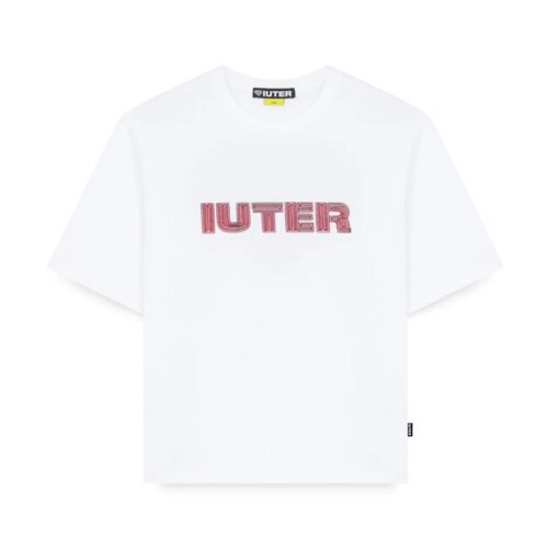 IUTER STITCH LOGO TEE 26WITS90.WHT