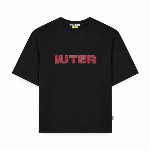 IUTER STITCH LOGO TEE 26WITS90.BLK