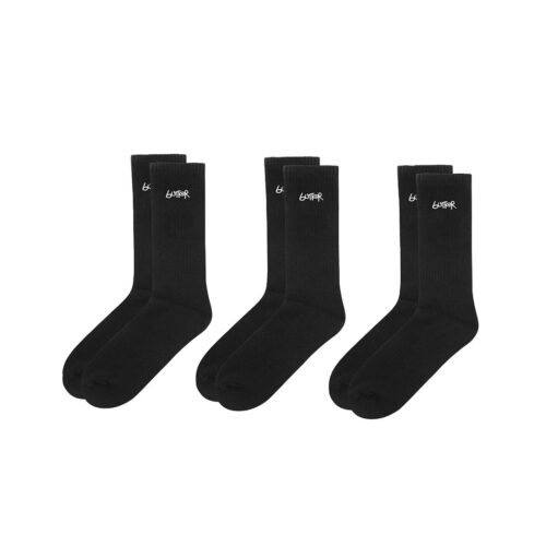 BUUTER GOODS  3-PACK BASIC SOCKS 3PBSOCKS.B
