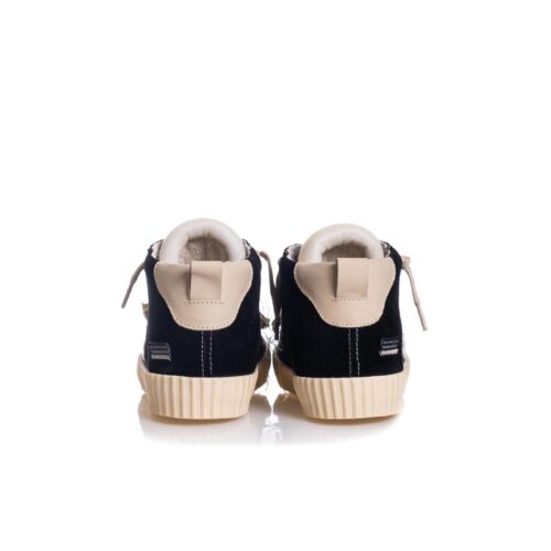 SPRINGA  WAVY ALTA SUEDE CON RICAMI SPWH2SUTEXA1.NERO