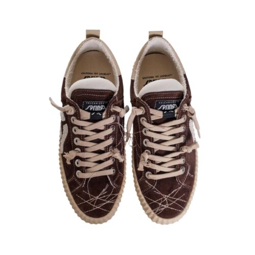 SPRINGA WAVY SUEDE CON RICAMI SPWL2SUTEXA1.MARRONE