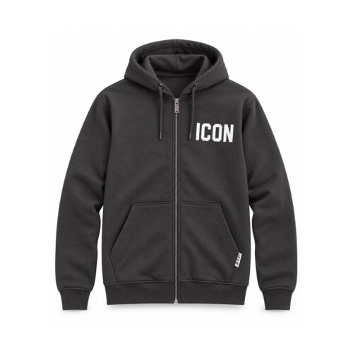 ICON FELPA CON CAPPUCCIO IBSW001405.PIOMBO