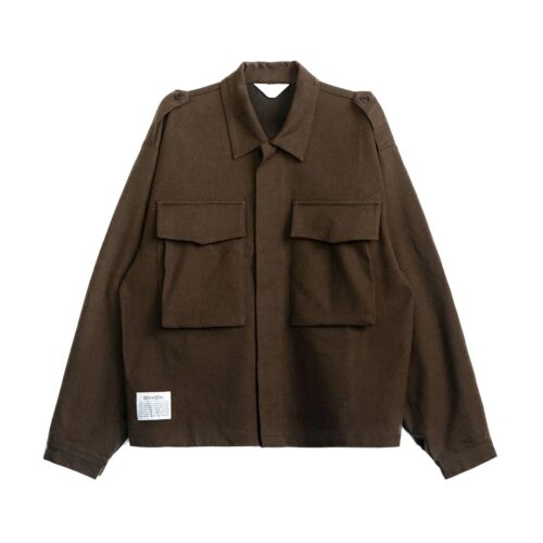 WOODEN CAMICIA MILITARY MILITARYOVERSHIRT.2