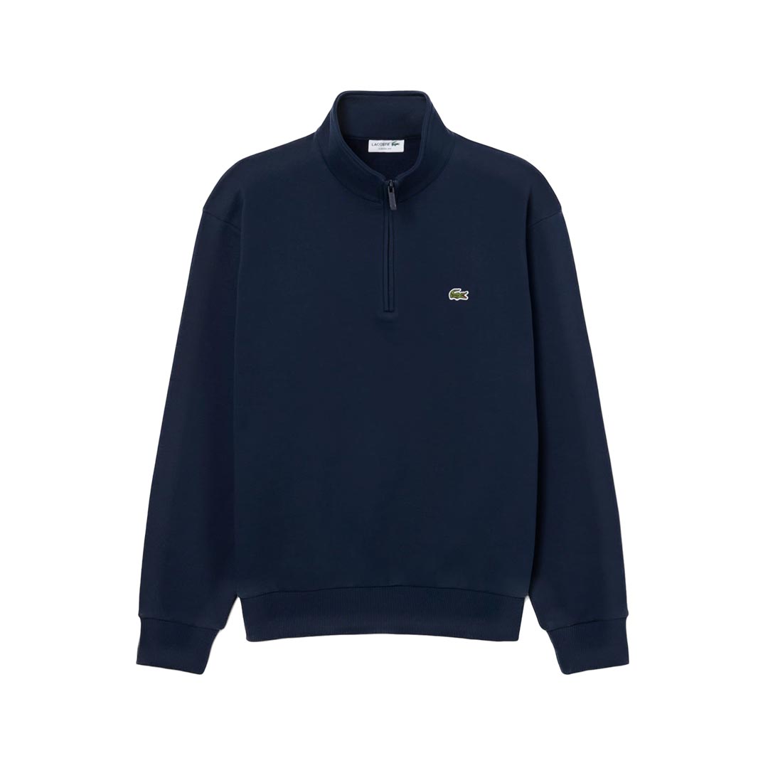LACOSTE FELPA CON COLLO ALTO ZIP IN TESSUTO FELPATO SH8866.00.166.1HS1